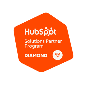 HubspotSolutionPartnerTierBadge_DIAMOND_ORANGE
